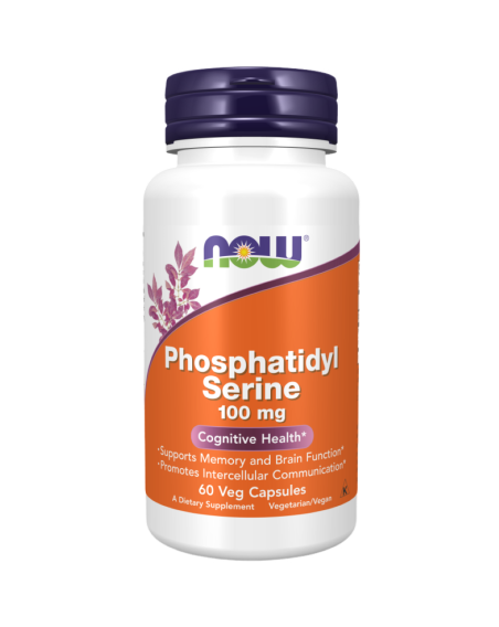 NOW FOODS Phosphatidyl Serine 100mg 100 vcaps w Pakuj ZDROWIE Gdańsk Wrzeszcz