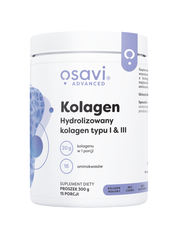 OSAVI Kolagen Hydrolizowany typu I & III 300 g w Pakuj ZDROWIE Gdańsk Wrzeszcz