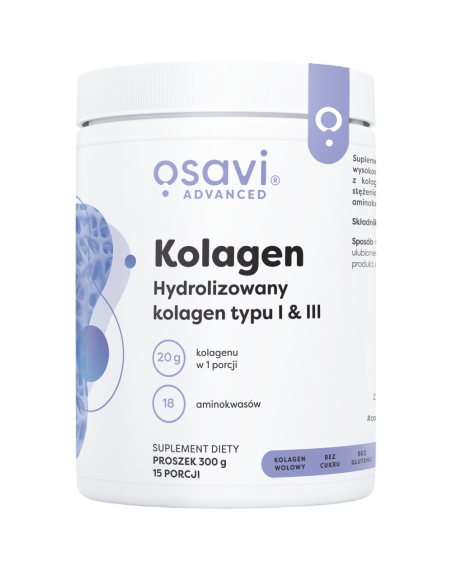 OSAVI Kolagen Hydrolizowany typu I & III 300 g w Pakuj ZDROWIE Gdańsk Wrzeszcz