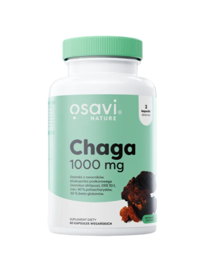 OSAVI Chaga 1000mg 60 vcaps w Pakuj ZDROWIE Gdańsk Wrzeszcz