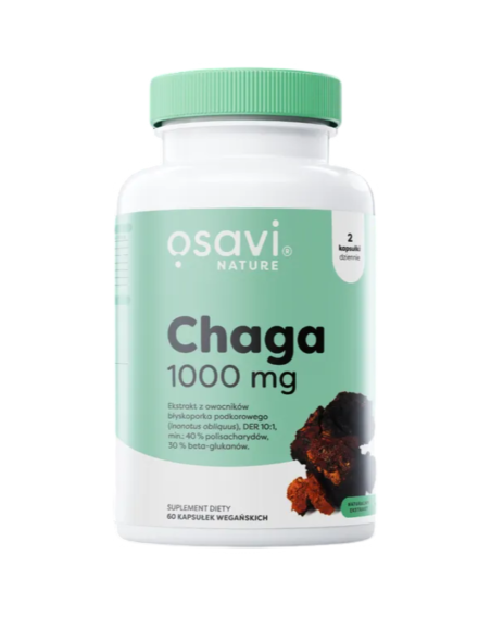 OSAVI Chaga 1000mg 60 vcaps w Pakuj ZDROWIE Gdańsk Wrzeszcz