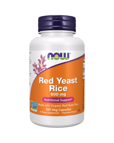 NOW FOODS Red Yeast Rice 600mg 120 vcaps w Pakuj ZDROWIE Gdańsk Wrzeszcz