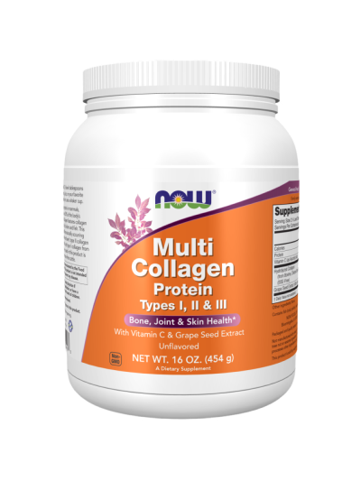 NOW FOODS Multi Collagen Protein Types I, II & III 454 g w Pakuj ZDROWIE Gdańsk Wrzeszcz