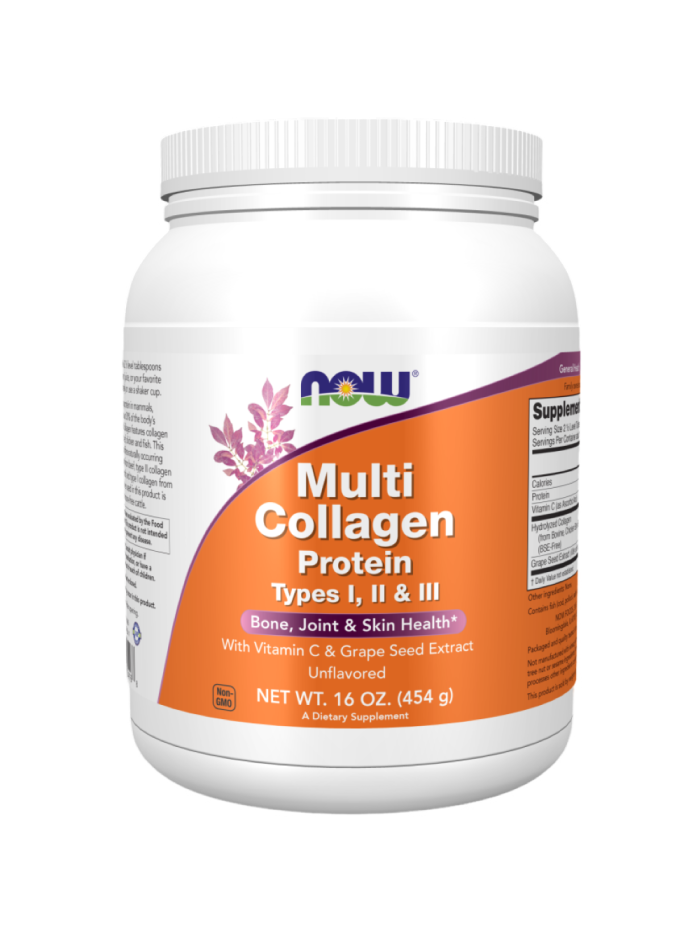 NOW FOODS Multi Collagen Protein Types I, II & III 454 g w Pakuj ZDROWIE Gdańsk Wrzeszcz