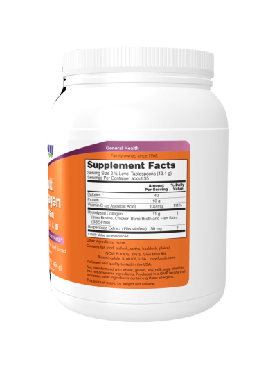 Skład NOW FOODS Multi Collagen Protein Types I, II & III 454 g w Pakuj ZDROWIE Gdańsk Wrzeszcz