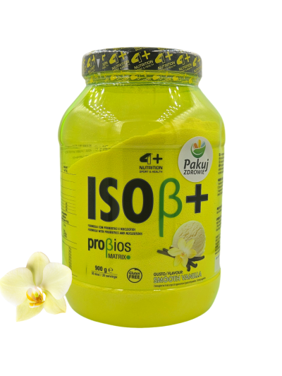 4+ NUTRITION ISO+ Probiotics 900 g wanilia smak w Pakuj ZDROWIE Gdańsk Wrzeszcz