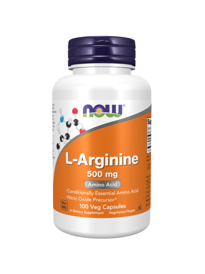 NOW FOODS L-Arginine 500mg 100 vcaps w Pakuj ZDROWIE Gdańsk Wrzeszcz
