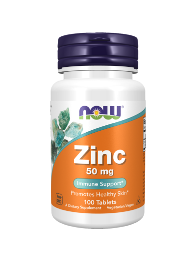 NOW FOODS Zinc 50mg 100 tabs w Pakuj ZDROWIE Gdańsk Wrzeszcz