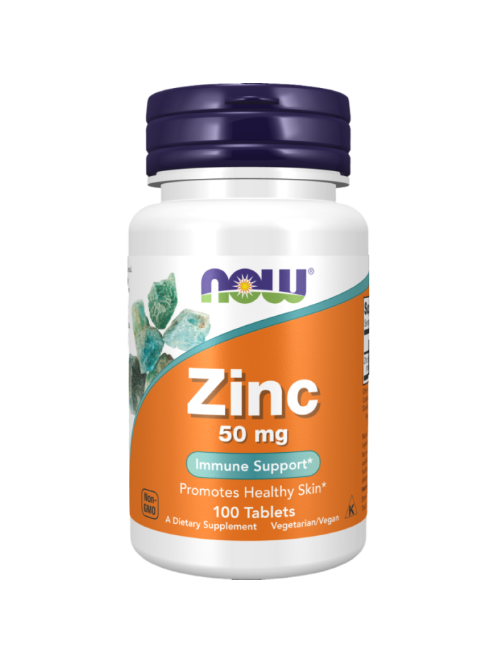NOW FOODS Zinc 50mg 100 tabs w Pakuj ZDROWIE Gdańsk Wrzeszcz
