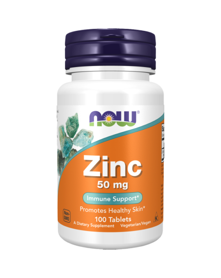NOW FOODS Zinc 50mg 100 tabs w Pakuj ZDROWIE Gdańsk Wrzeszcz