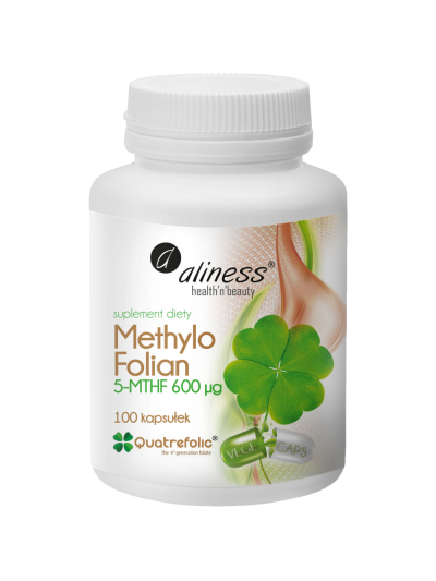 ALINESS Methylo Folian 5-MTHF 600mcg 100 vcaps w Pakuj ZDROWIE Gdańsk Wrzeszcz