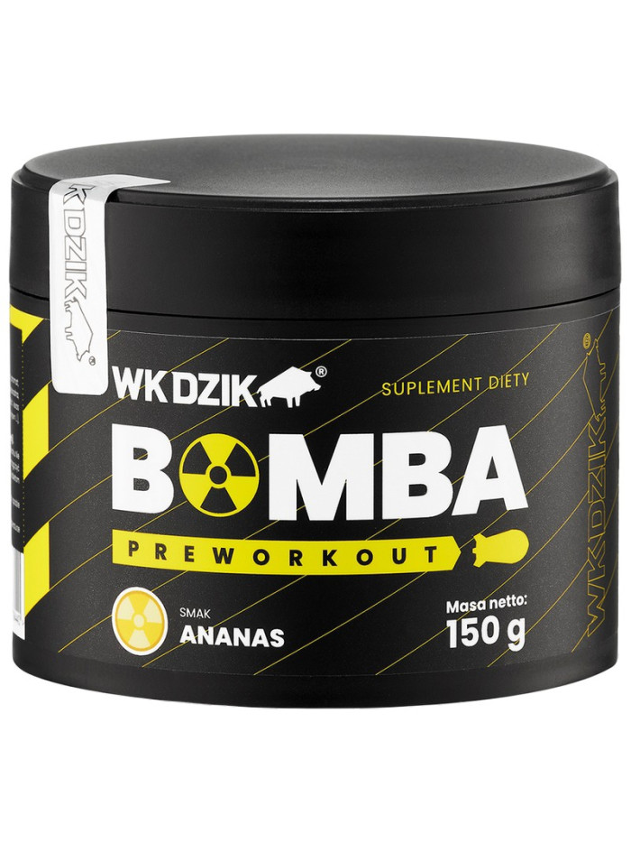 Przedtreningówka WK Dzik BOMBA Preworkout 150g w sklepie Pakuj ZDROWIE Gdańsk Wrzeszcz