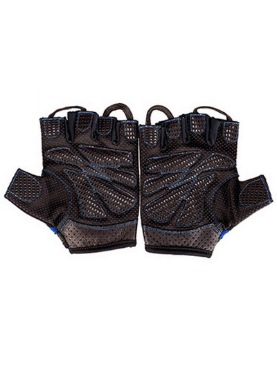 Rękawiczki treningowe MEX Muscle Excellence M-FIT Men's Gloves niebieskie wewnątrz w sklepie Pakuj ZDROWIE Gdańsk Wrzeszcz