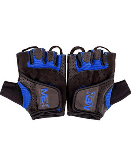 Rękawiczki treningowe MEX Muscle Excellence M-FIT Men's Gloves niebieskie w sklepie Pakuj ZDROWIE Gdańsk Wrzeszcz