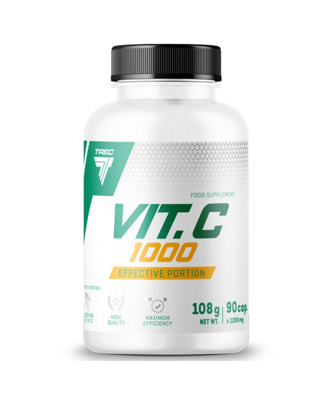 Witamina C 1000mg Trec Nutrition Vit. C 1000 90kaps w sklepie Pakuj ZDROWIE Gdańsk Wrzeszcz