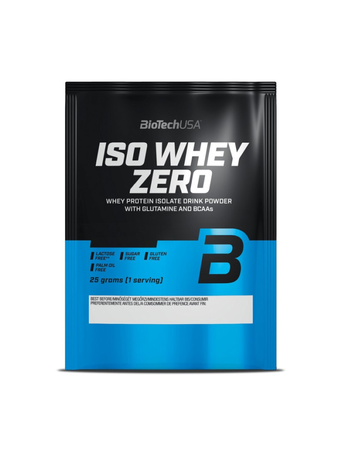 Izolat białka serwatki BioTechUSA Iso Whey Zero porcja 25g w sklepie Pakuj ZDROWIE Gdańsk Wrzeszcz