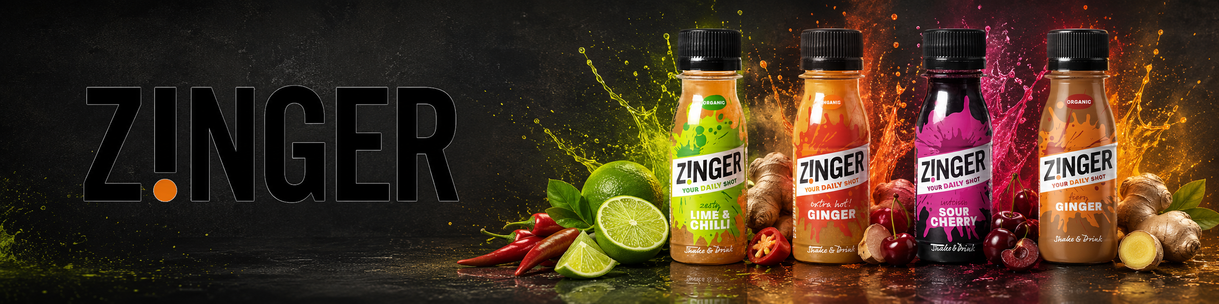 Zinger - shoty imbirowe i owocowe 70 ml